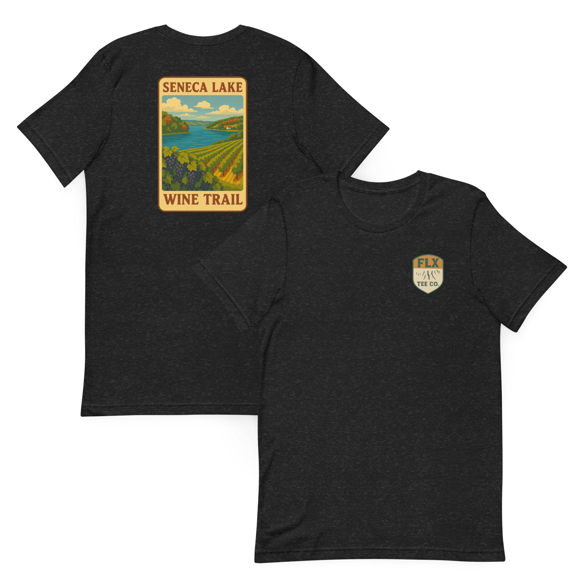 Seneca Lake Wine Trail Tee - FLX Tee Co