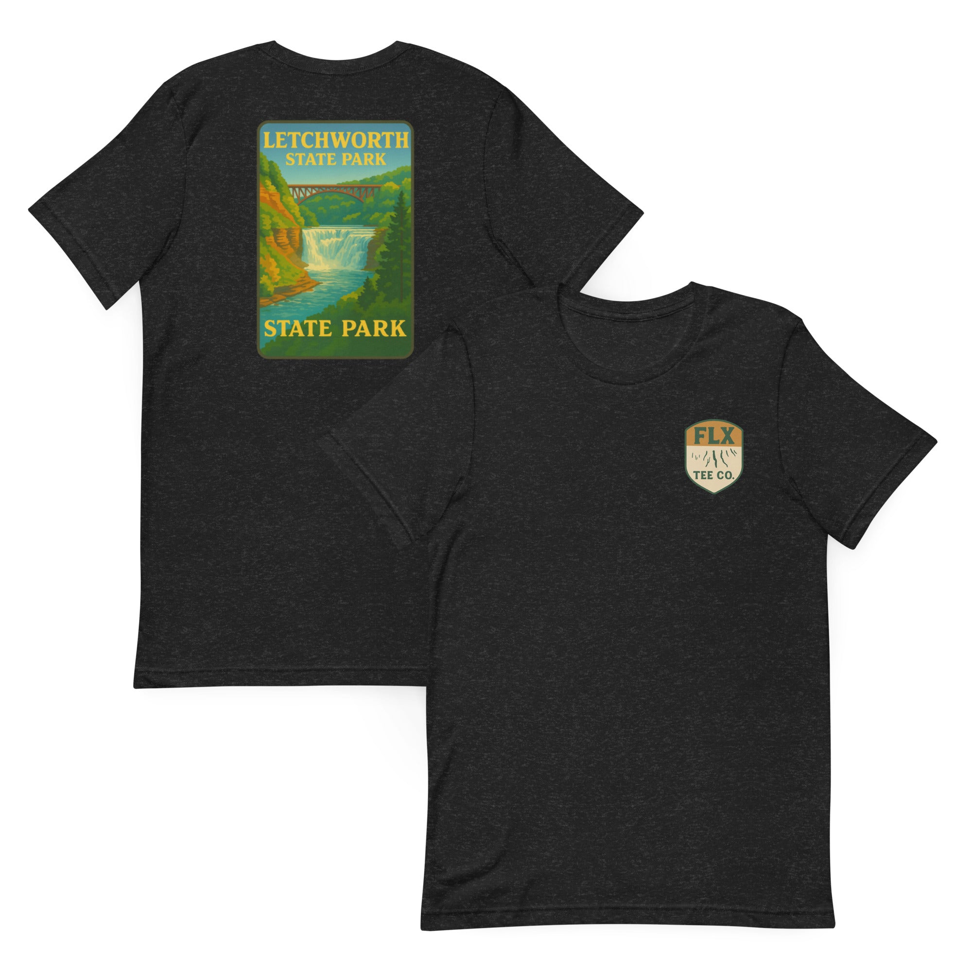 Letchworth State Park Vintage Poster Tee - FLX Tee Co