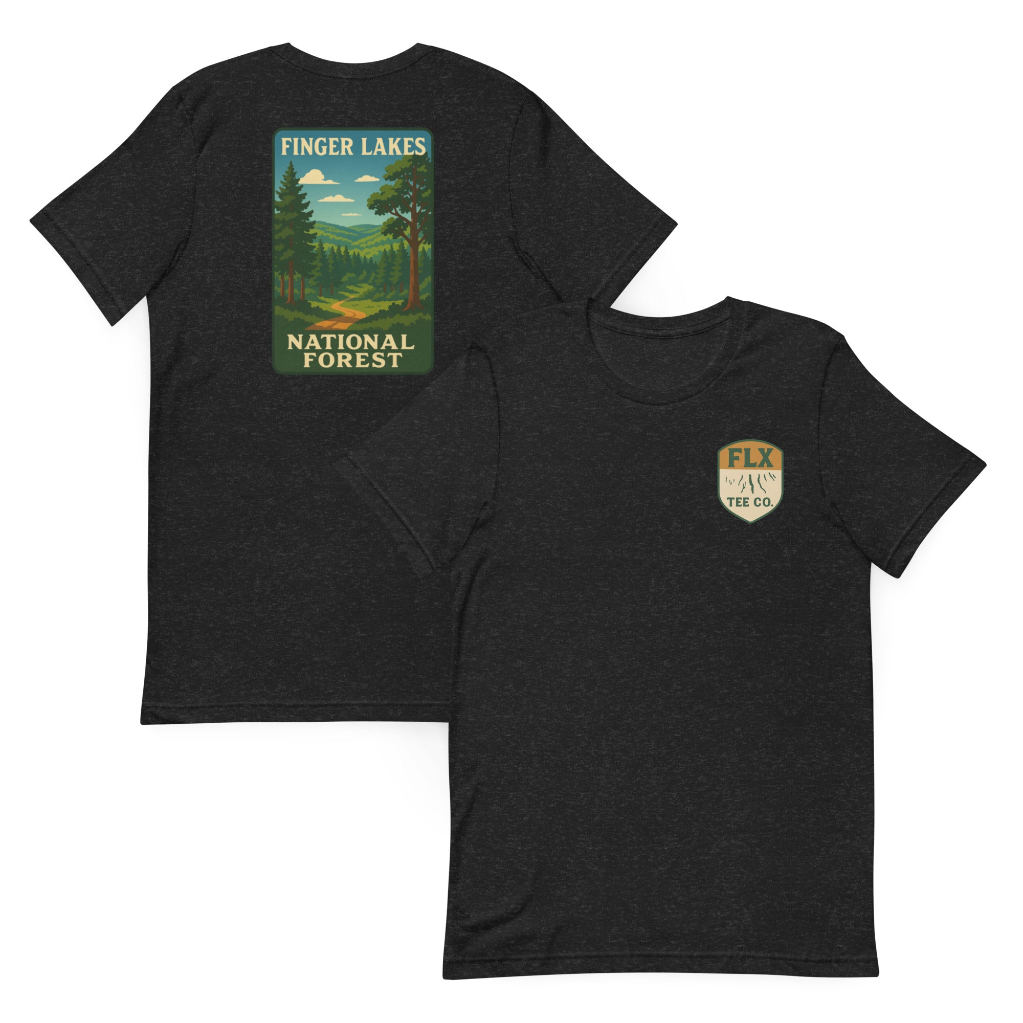 Finger Lakes National Forest Vintage Hiking Tee - FLX Tee Co