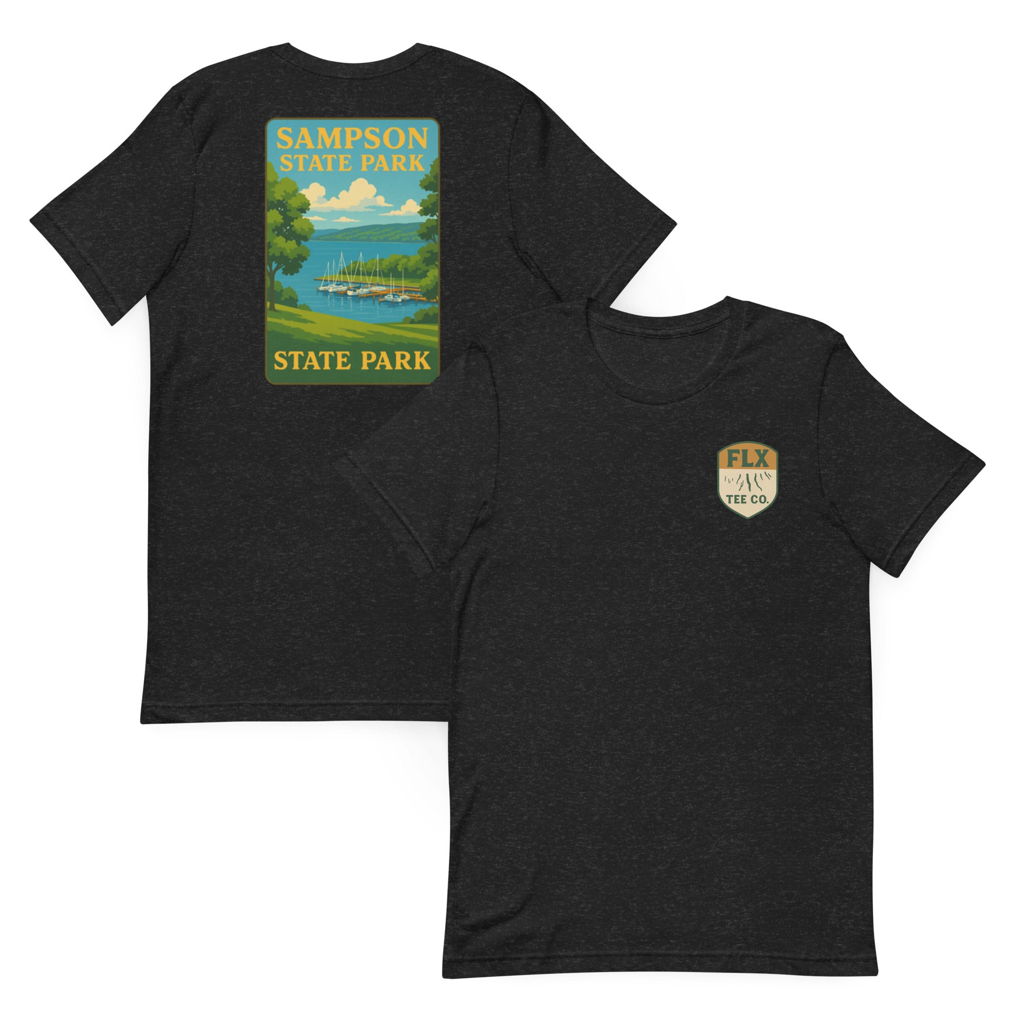 Sampson State Park Vintage Poster Te - FLX Tee Co