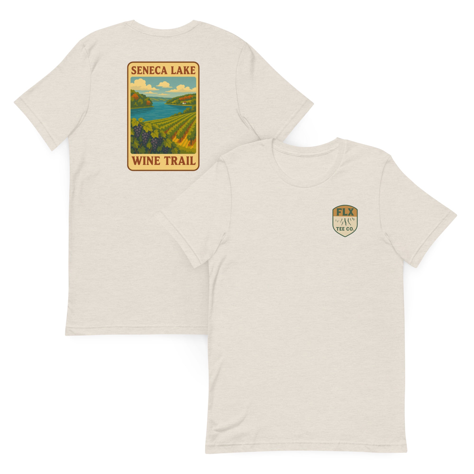 Seneca Lake Wine Trail Tee - FLX Tee Co