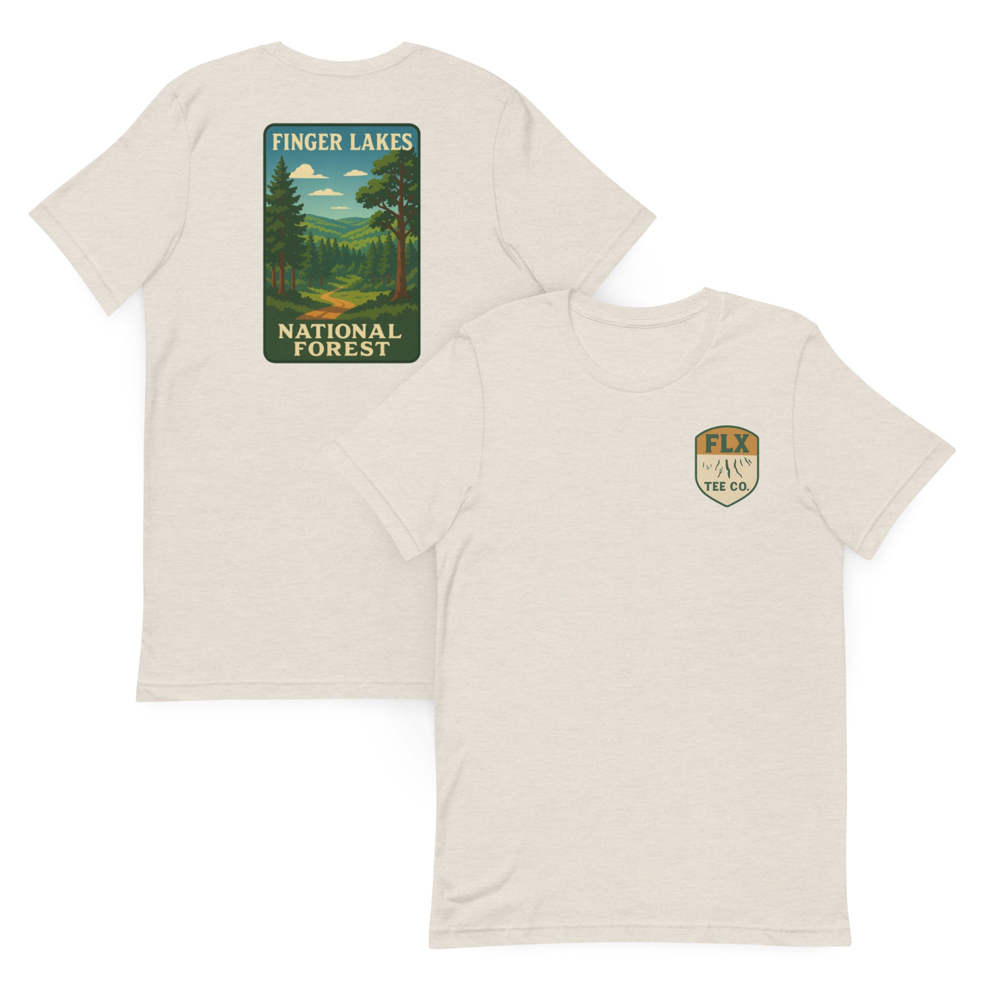 Finger Lakes National Forest Vintage Hiking Tee - FLX Tee Co