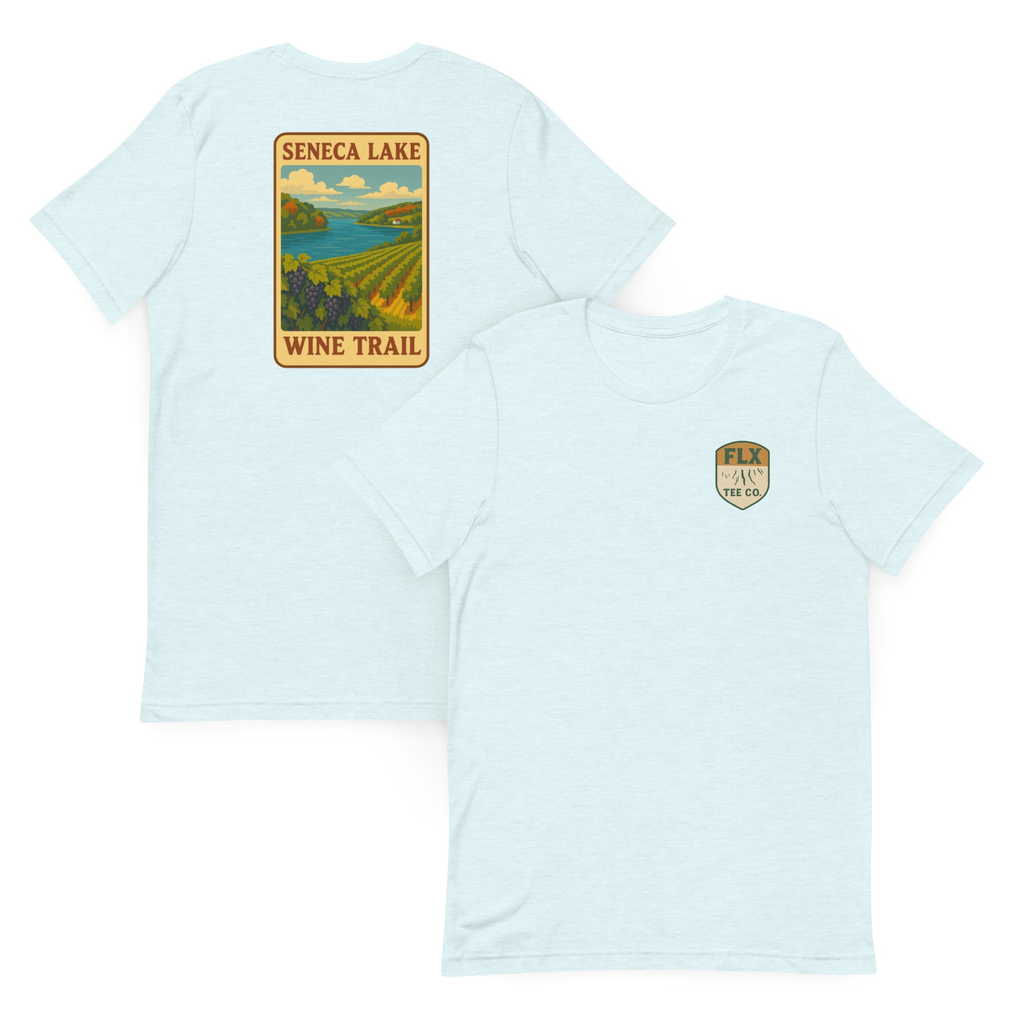 Seneca Lake Wine Trail Tee - FLX Tee Co