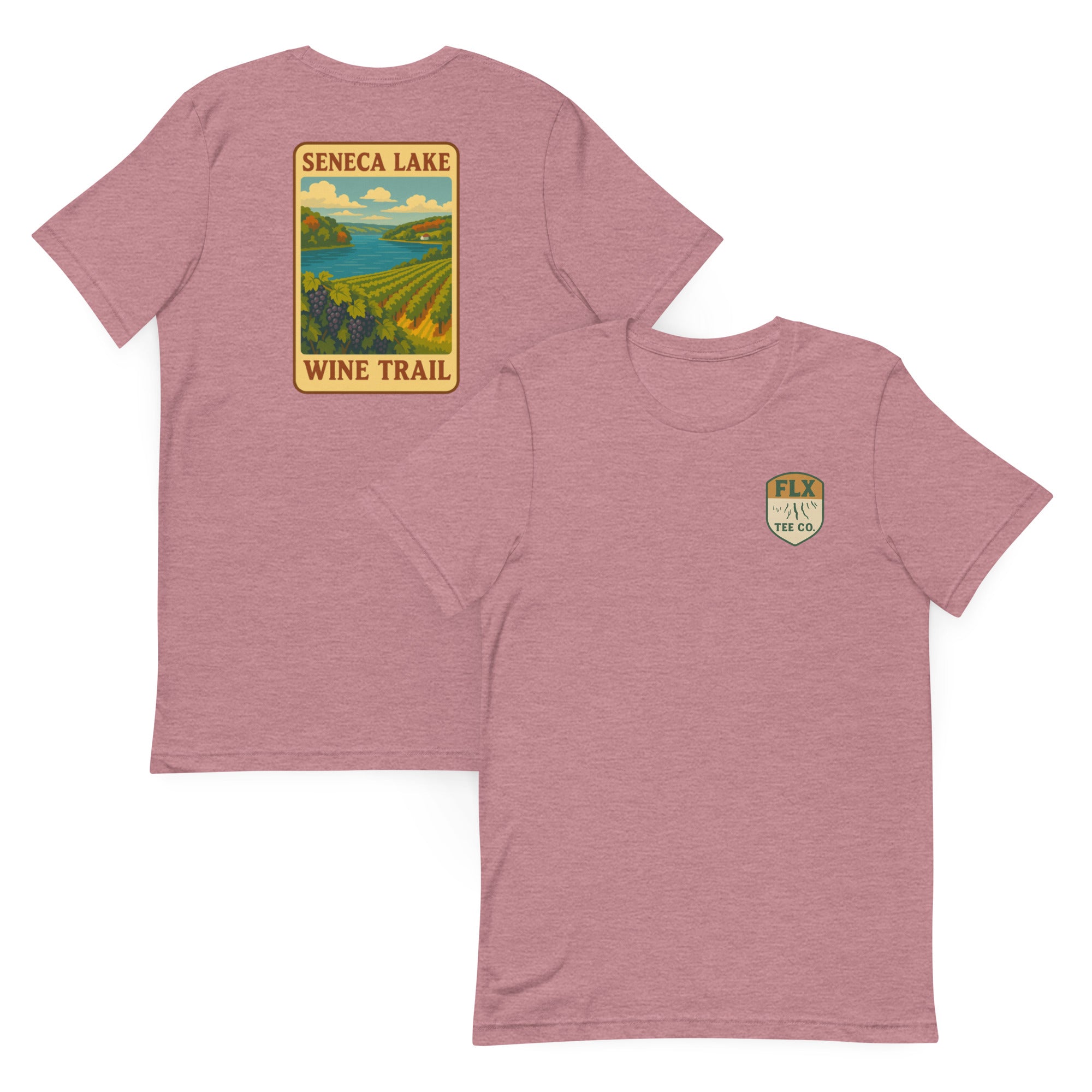 Seneca Lake Wine Trail Tee - FLX Tee Co