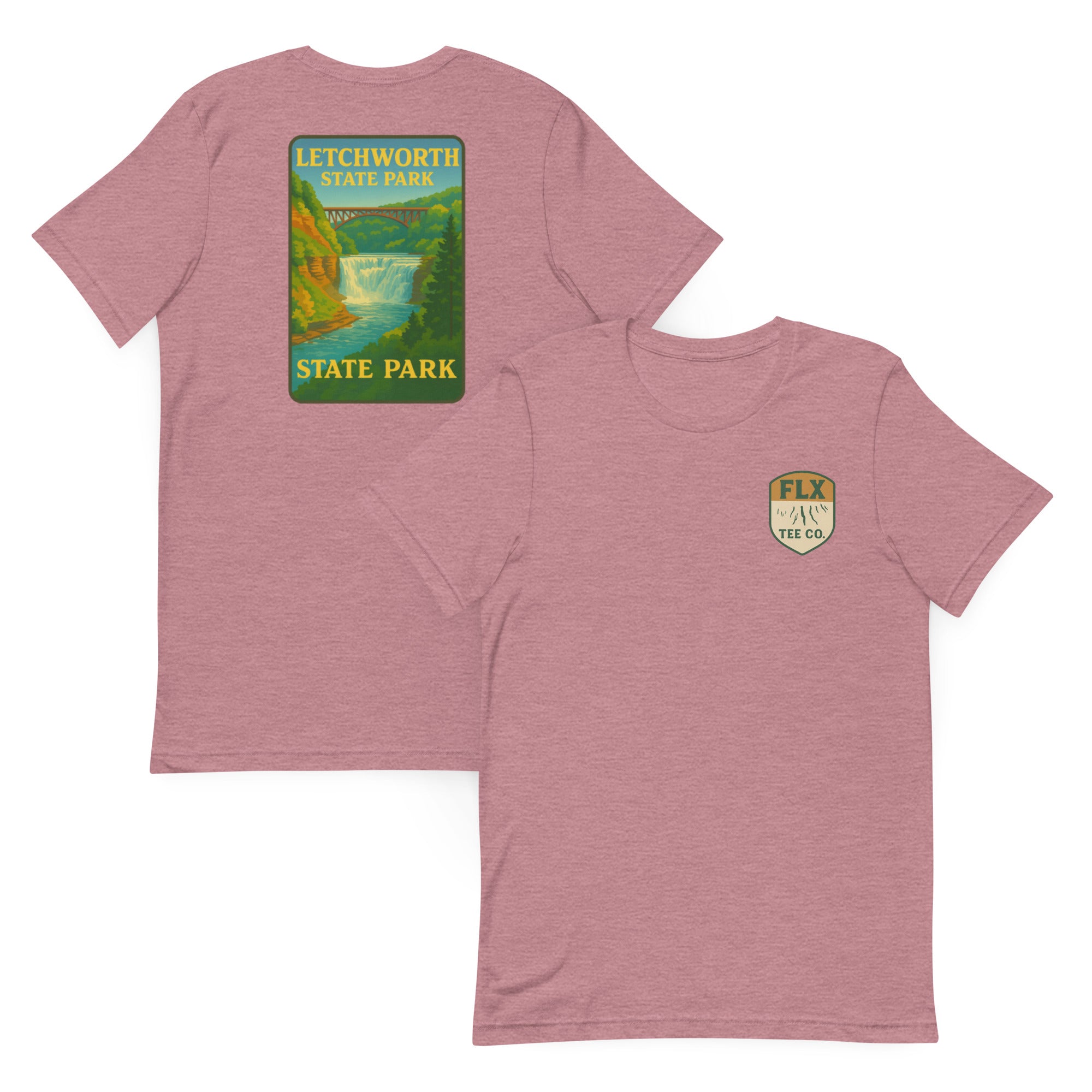 Letchworth State Park Vintage Poster Tee - FLX Tee Co