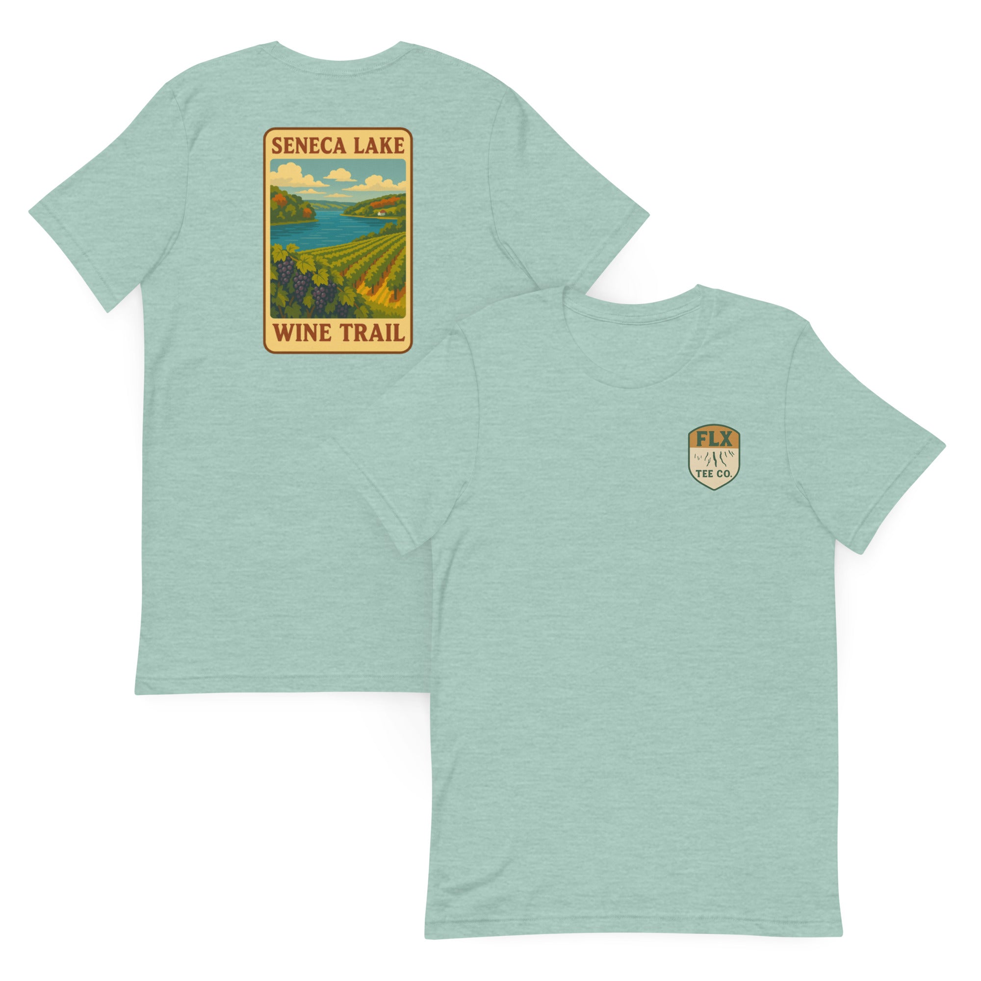 Seneca Lake Wine Trail Tee - FLX Tee Co