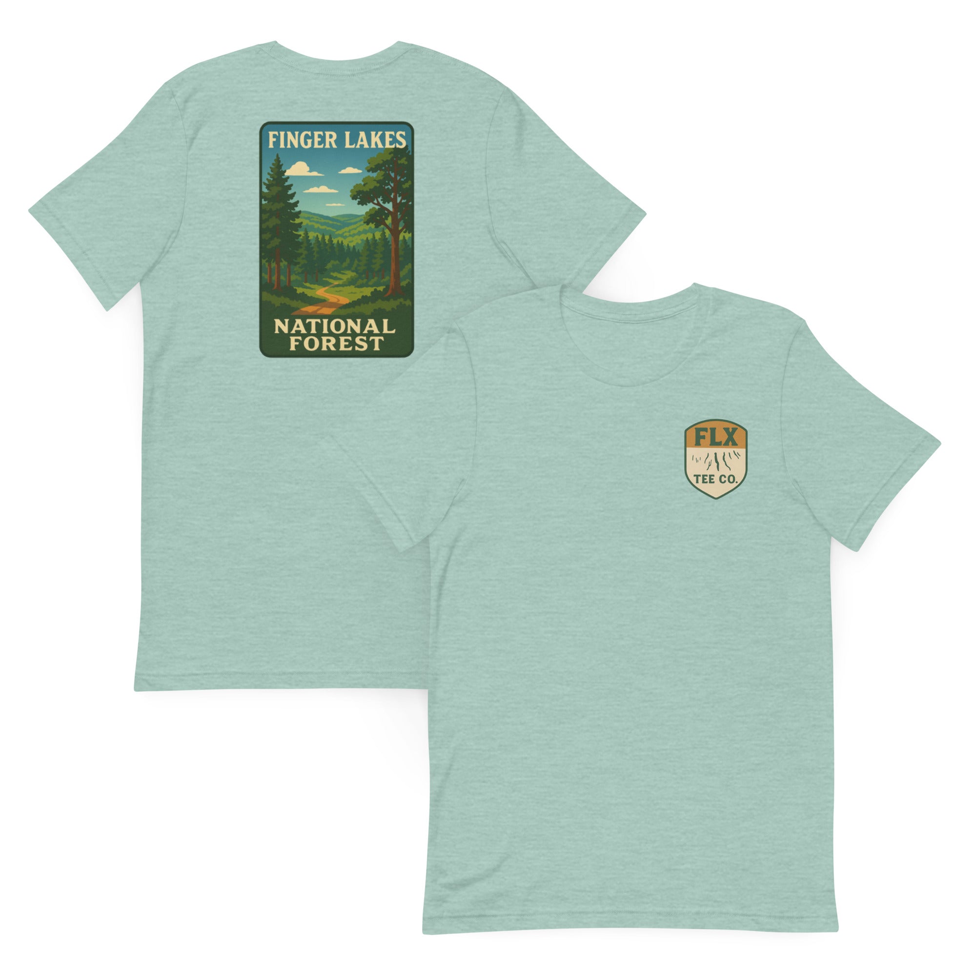 Finger Lakes National Forest Vintage Hiking Tee - FLX Tee Co