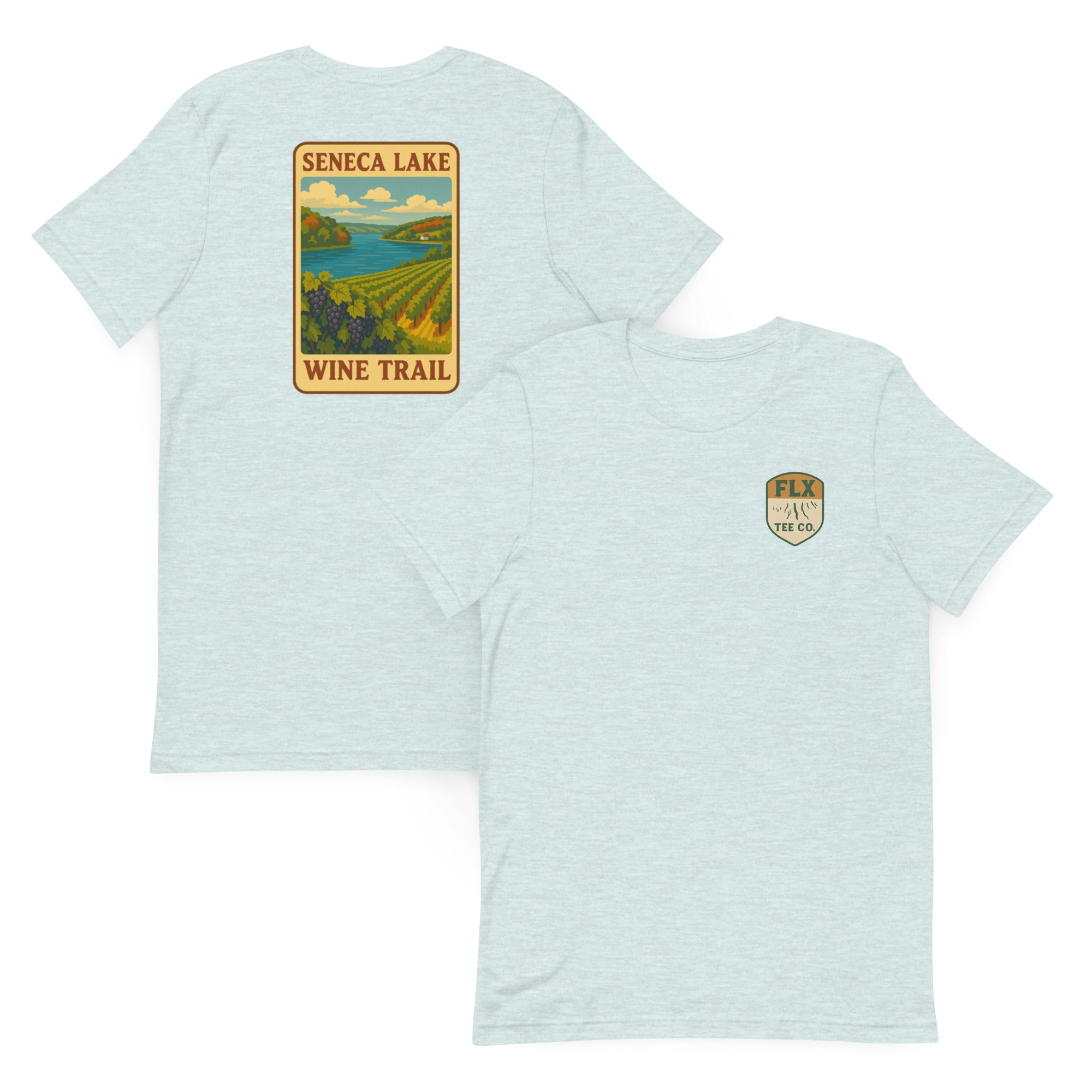 Seneca Lake Wine Trail Tee - FLX Tee Co