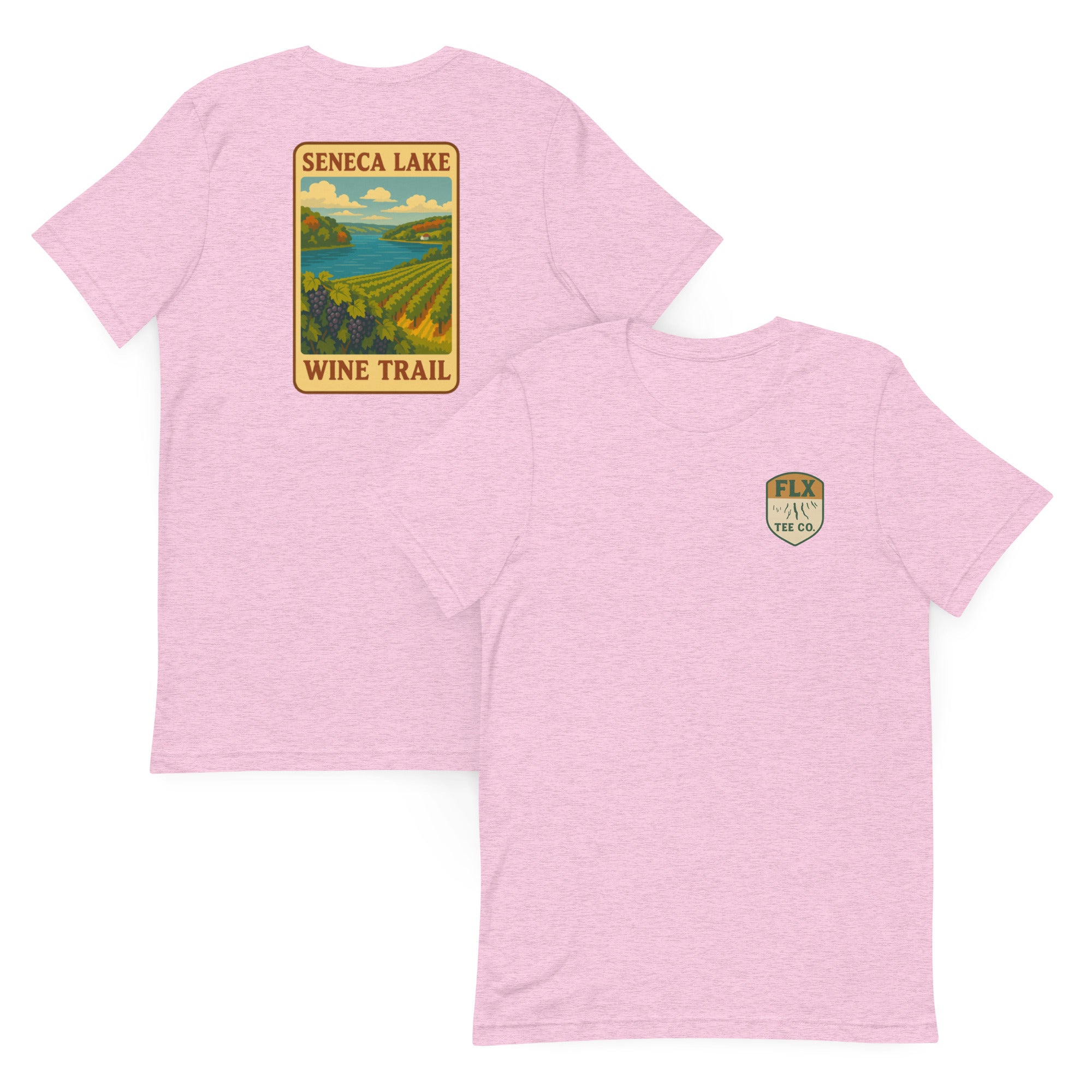 Seneca Lake Wine Trail Tee - FLX Tee Co