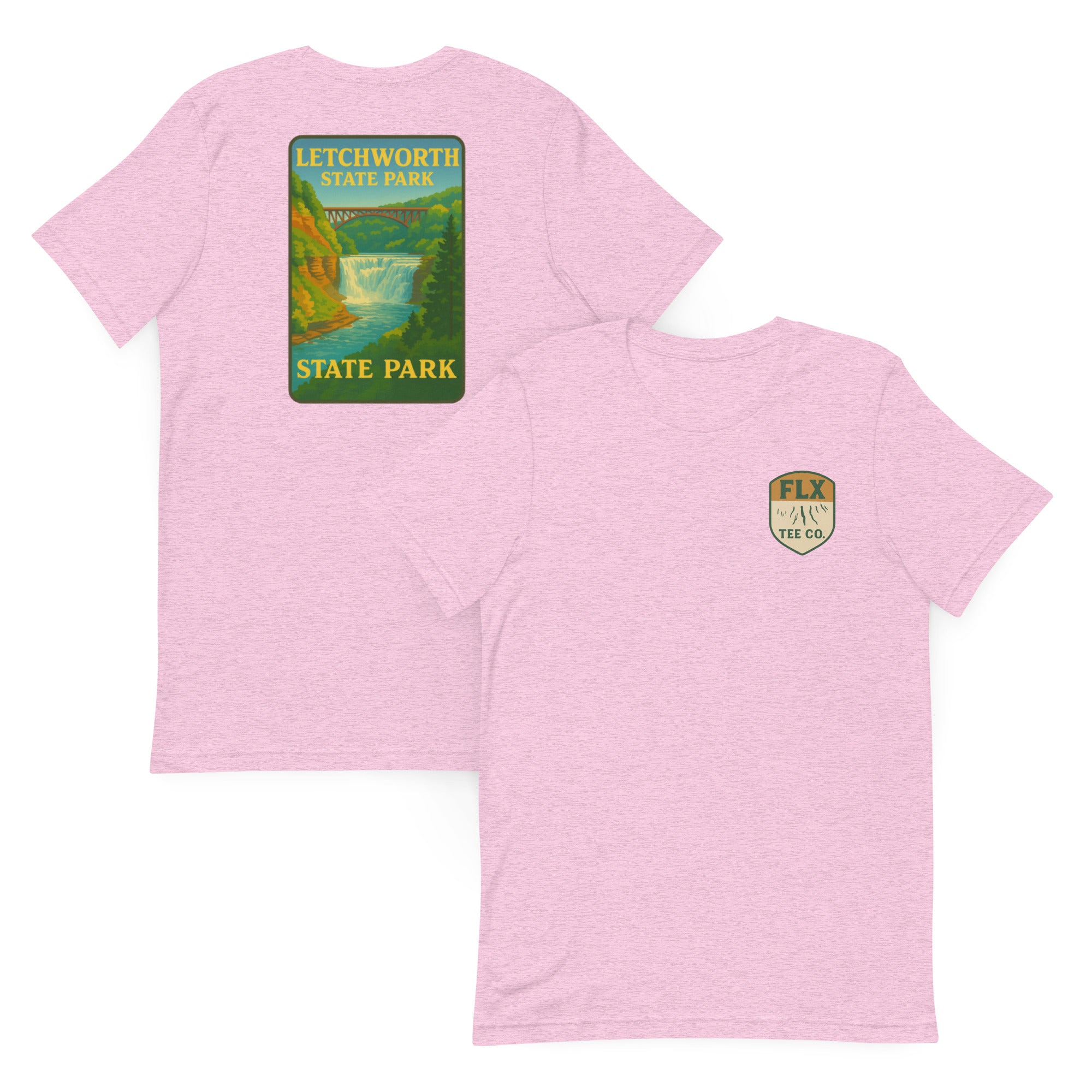 Letchworth State Park Vintage Poster Tee - FLX Tee Co