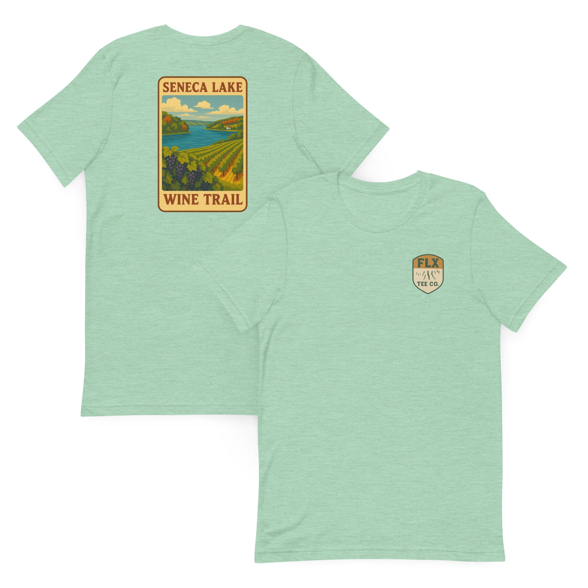 Seneca Lake Wine Trail Tee - FLX Tee Co