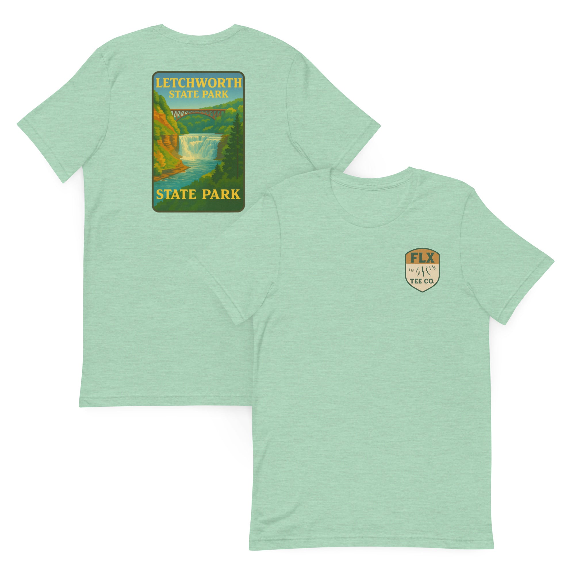 Letchworth State Park Vintage Poster Tee - FLX Tee Co