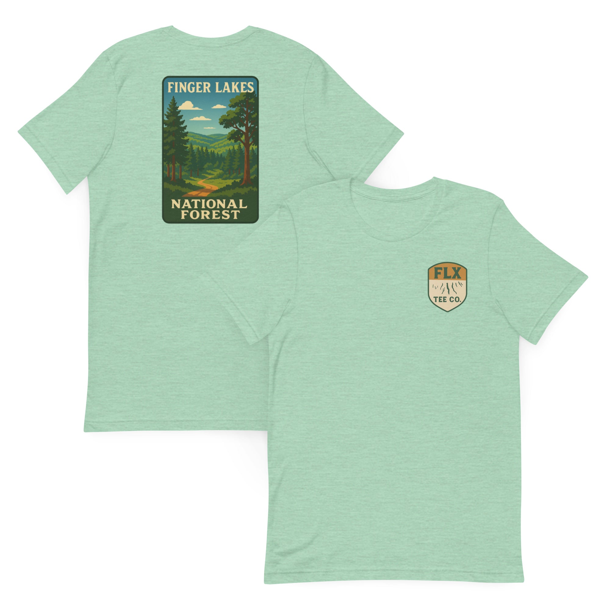 Finger Lakes National Forest Vintage Hiking Tee - FLX Tee Co