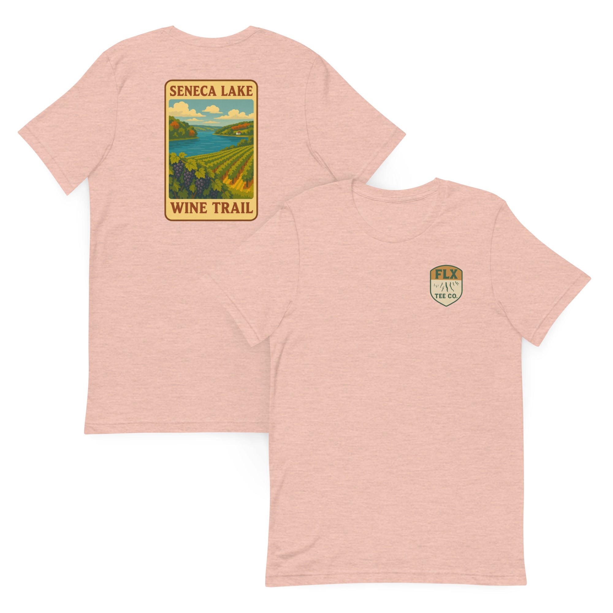 Seneca Lake Wine Trail Tee - FLX Tee Co