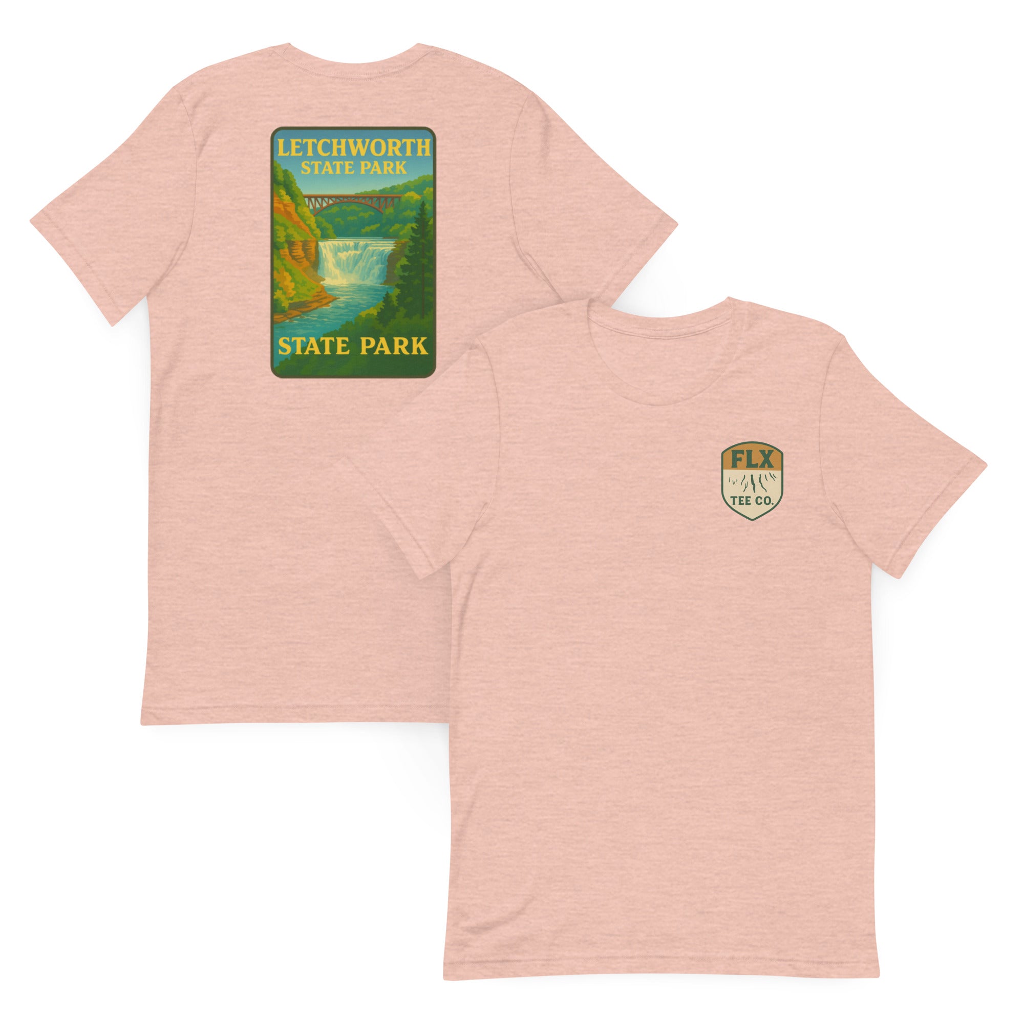 Letchworth State Park Vintage Poster Tee - FLX Tee Co