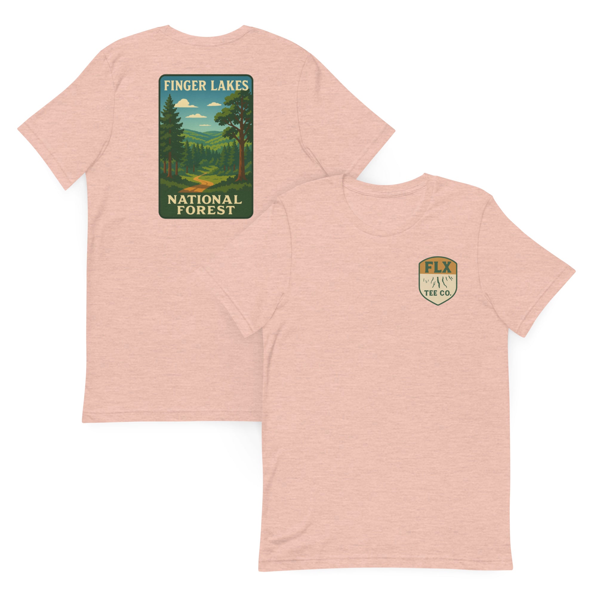 Finger Lakes National Forest Vintage Hiking Tee - FLX Tee Co