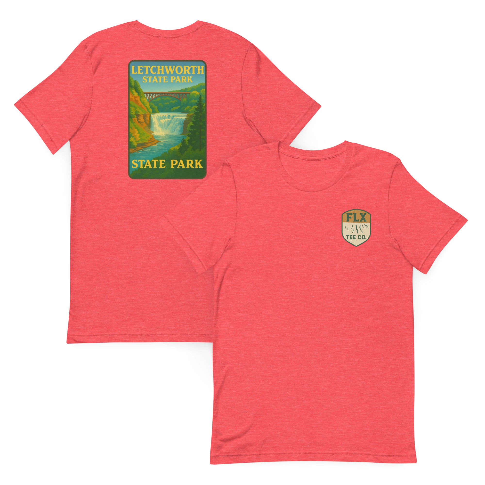 Letchworth State Park Vintage Poster Tee - FLX Tee Co