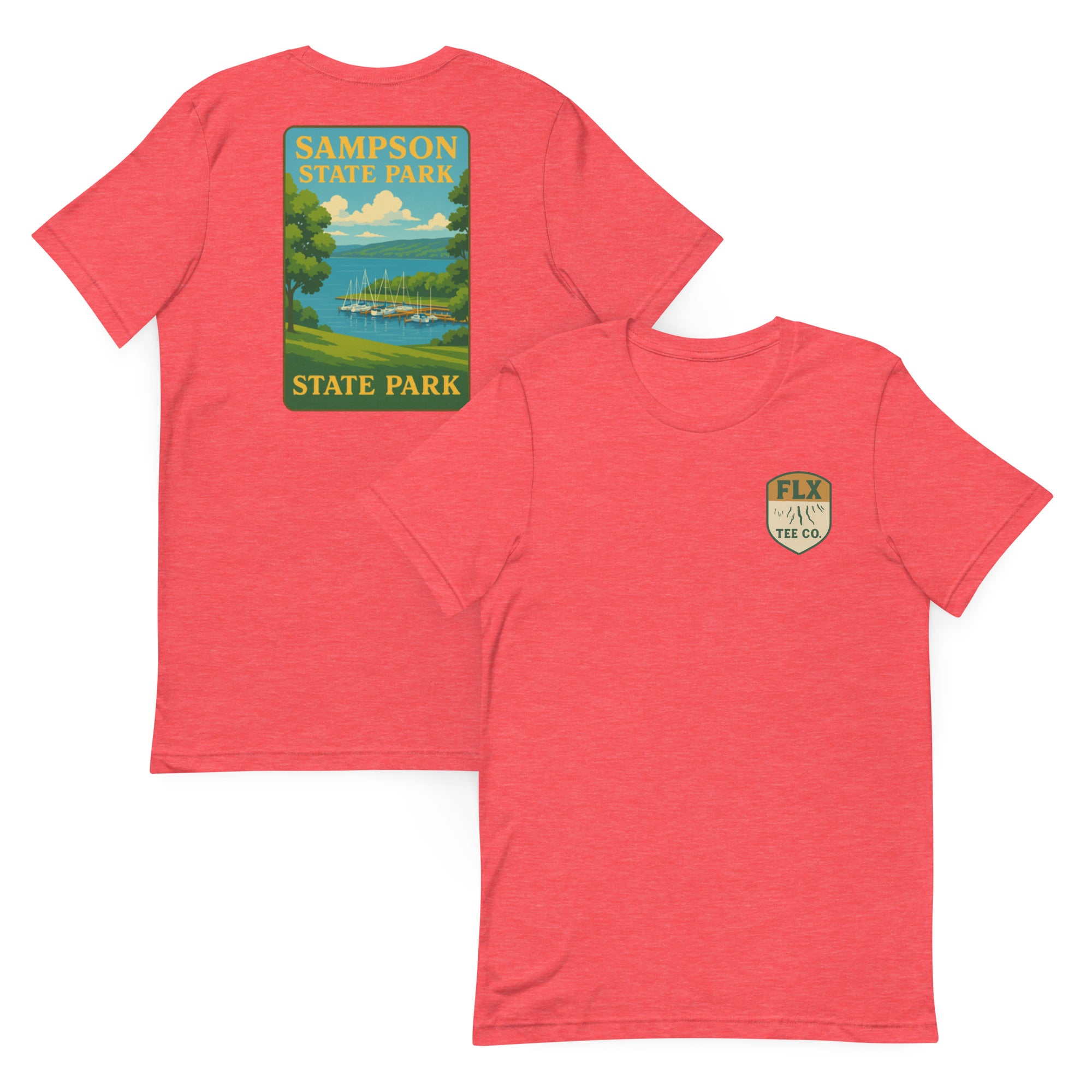 Sampson State Park Vintage Poster Te - FLX Tee Co