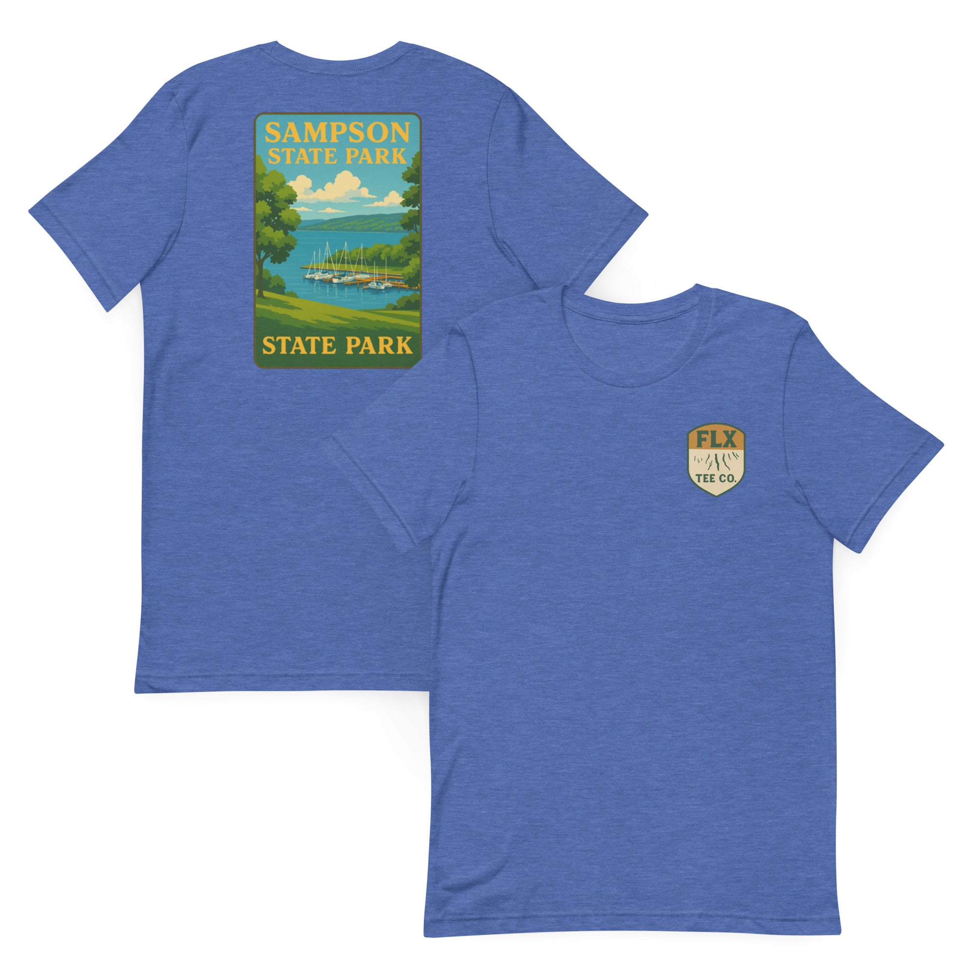 Sampson State Park Vintage Poster Te - FLX Tee Co