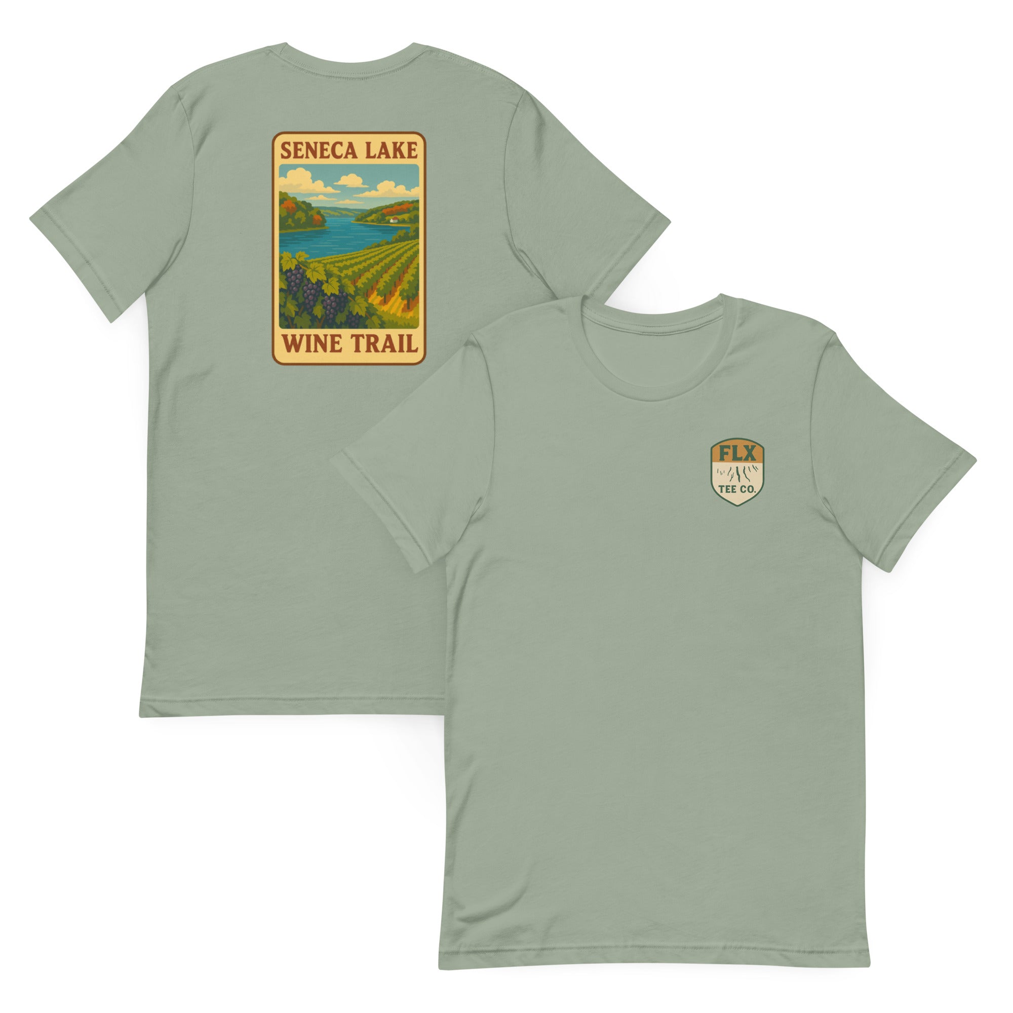 Seneca Lake Wine Trail Tee - FLX Tee Co