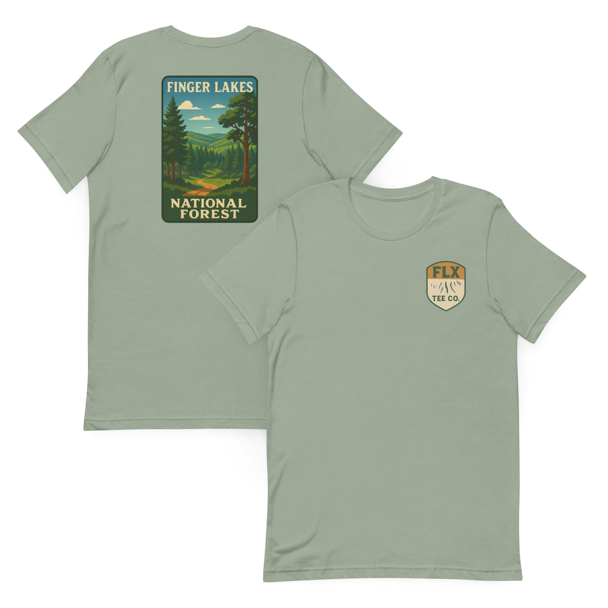 Finger Lakes National Forest Vintage Hiking Tee - FLX Tee Co